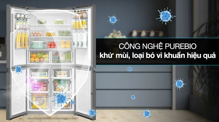 Loại bỏ mùi hôi và vi khuẩn hiệu quả 